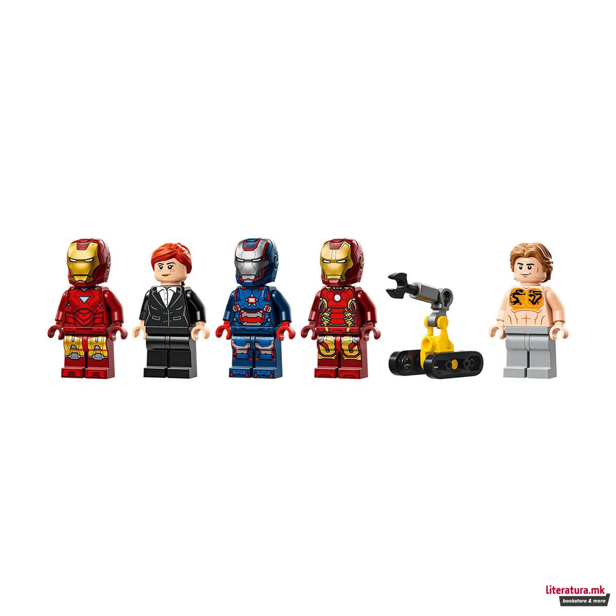LEGO коцки, Marvel, Iron Man's Laboratory: Hall of Armor 