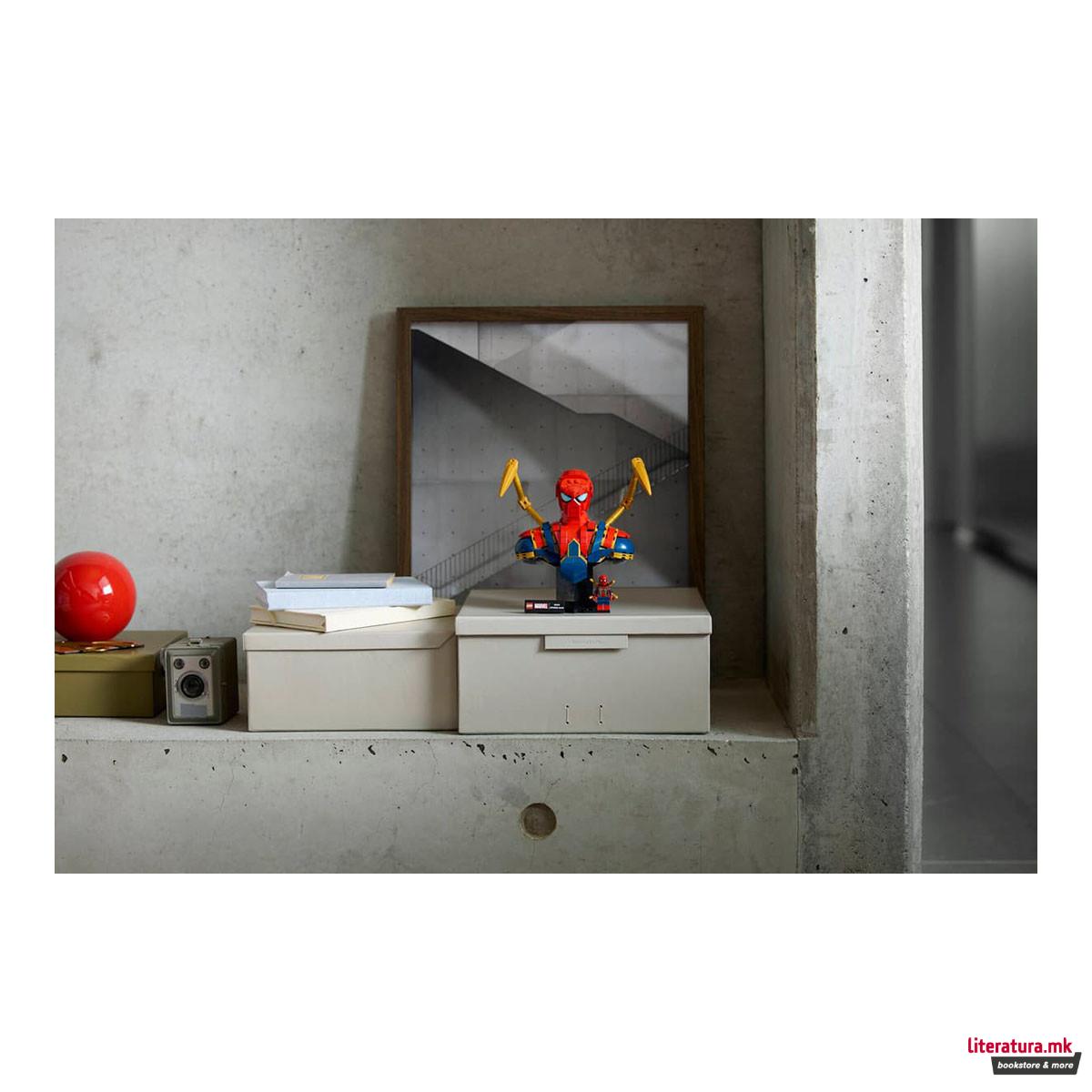 LEGO коцки, Marvel, Iron Spider-Man Bust 