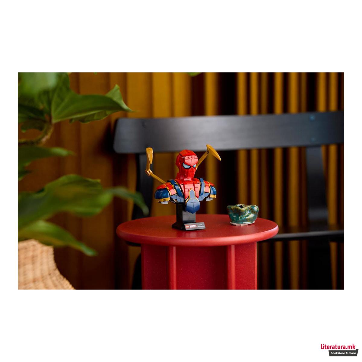 LEGO коцки, Marvel, Iron Spider-Man Bust 