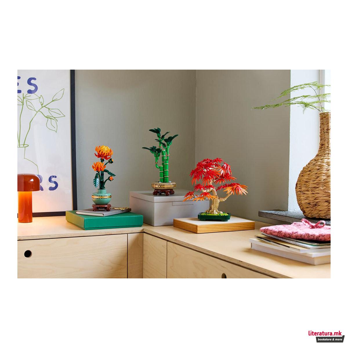 LEGO коцки, The Botanical Collection, Japanese Red Maple Bonsai Tree 