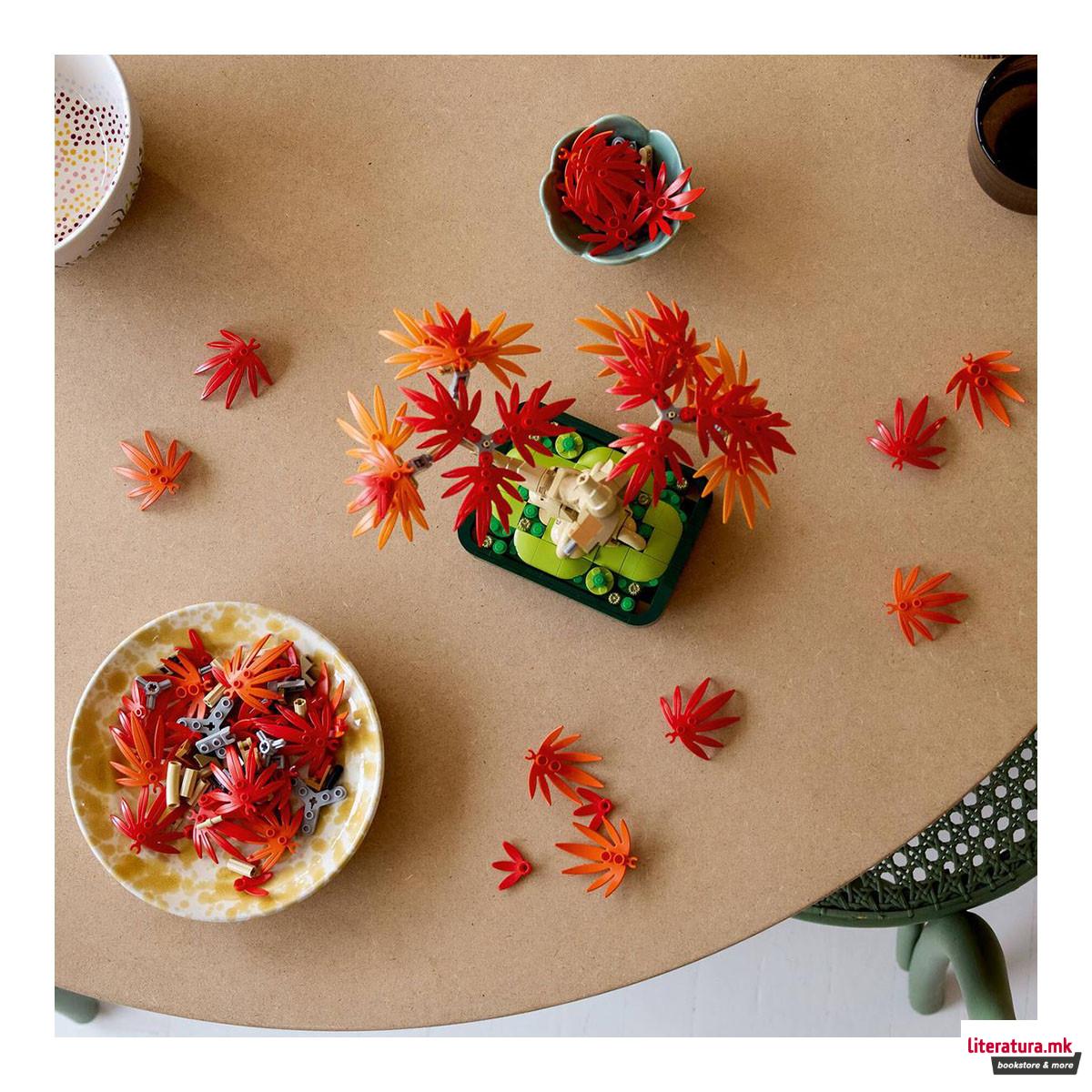 LEGO коцки, The Botanical Collection, Japanese Red Maple Bonsai Tree 