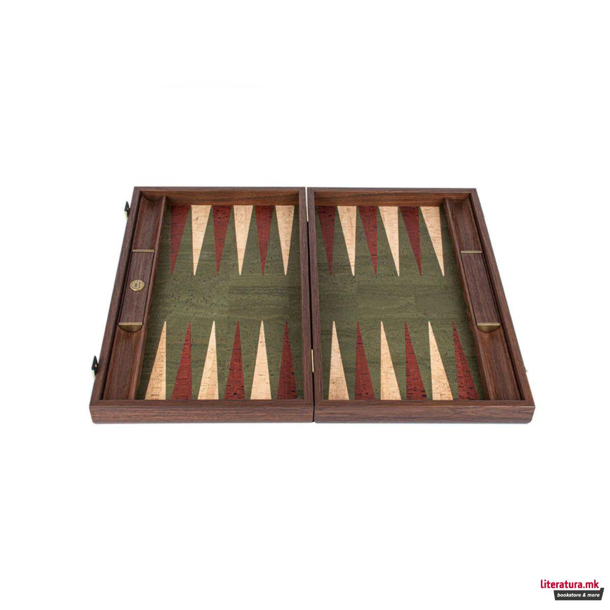 Сет за табла, Premium Handcrafted Green Natural Cork 