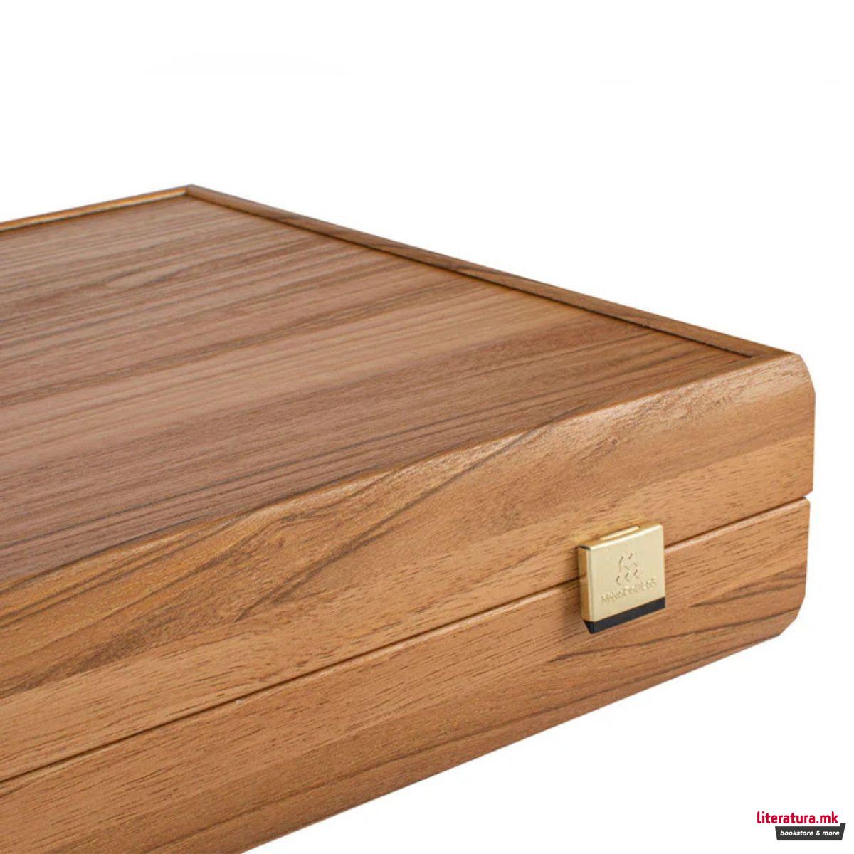 Сет за табла, Premium Handcrafted Turquoise Natural Cork 