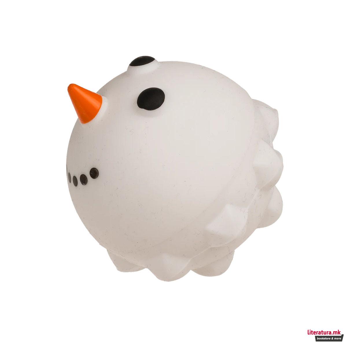 Анти-стрес топче со LED, Xmas Squeeze Pops, 3 дизајни 