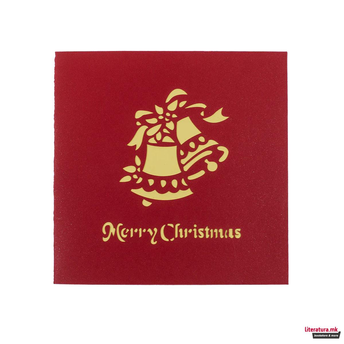 Новогодишна честитка 3D, 3 дизајни 