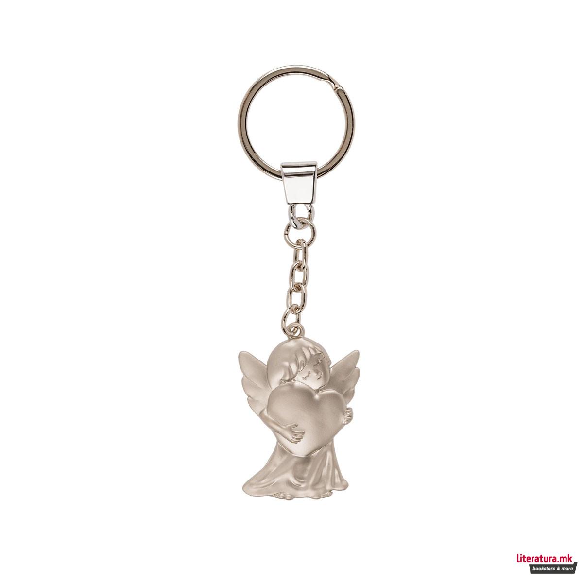 Метален приврзок за клучеви, Guardian Angel, 2 дизајни 