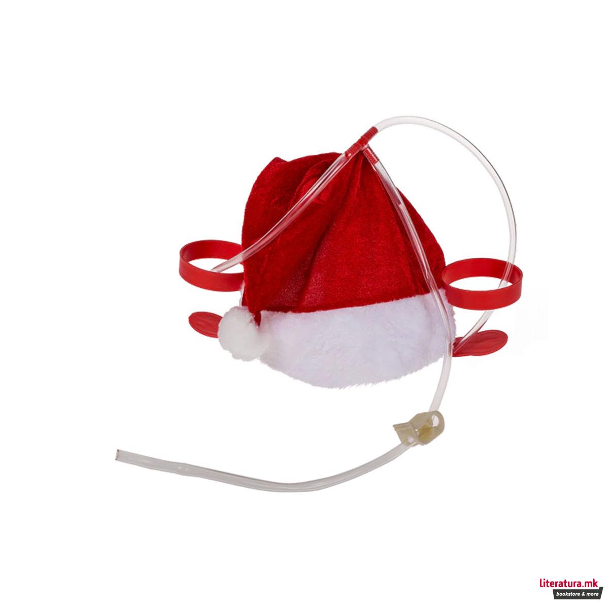 Капа со држачи за пијалок, Santa Claus 