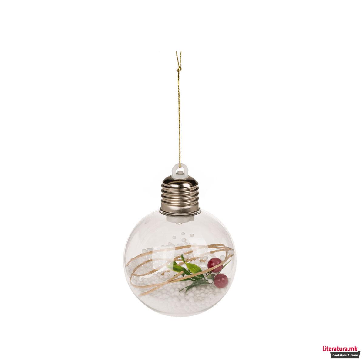 Лампион со LED, Топка/Ѕвезда/Срце 