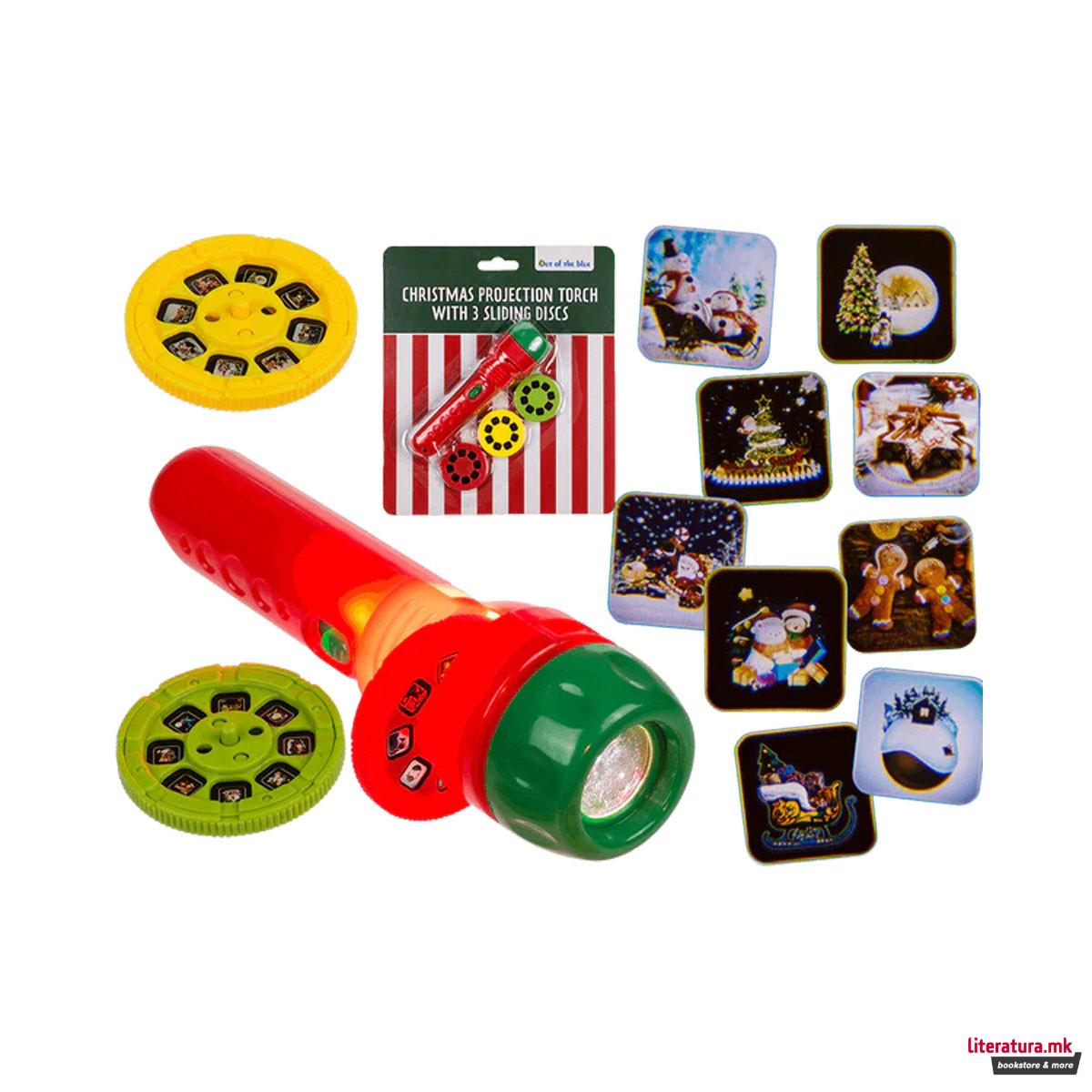 Батериска ламба - проектор  Christmas 