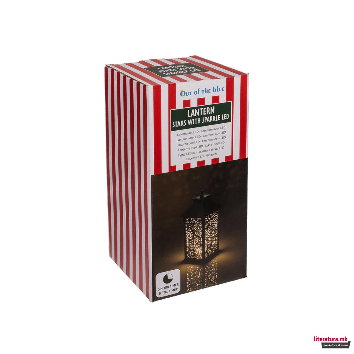 Пластичен фенер со LED Stars 