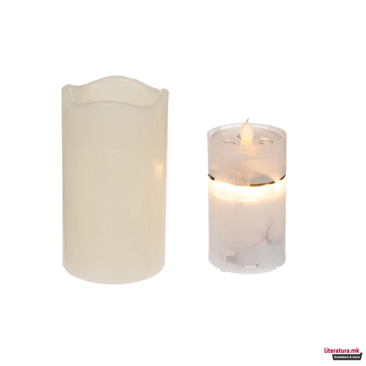 LED свеќа - проектор Christmas 