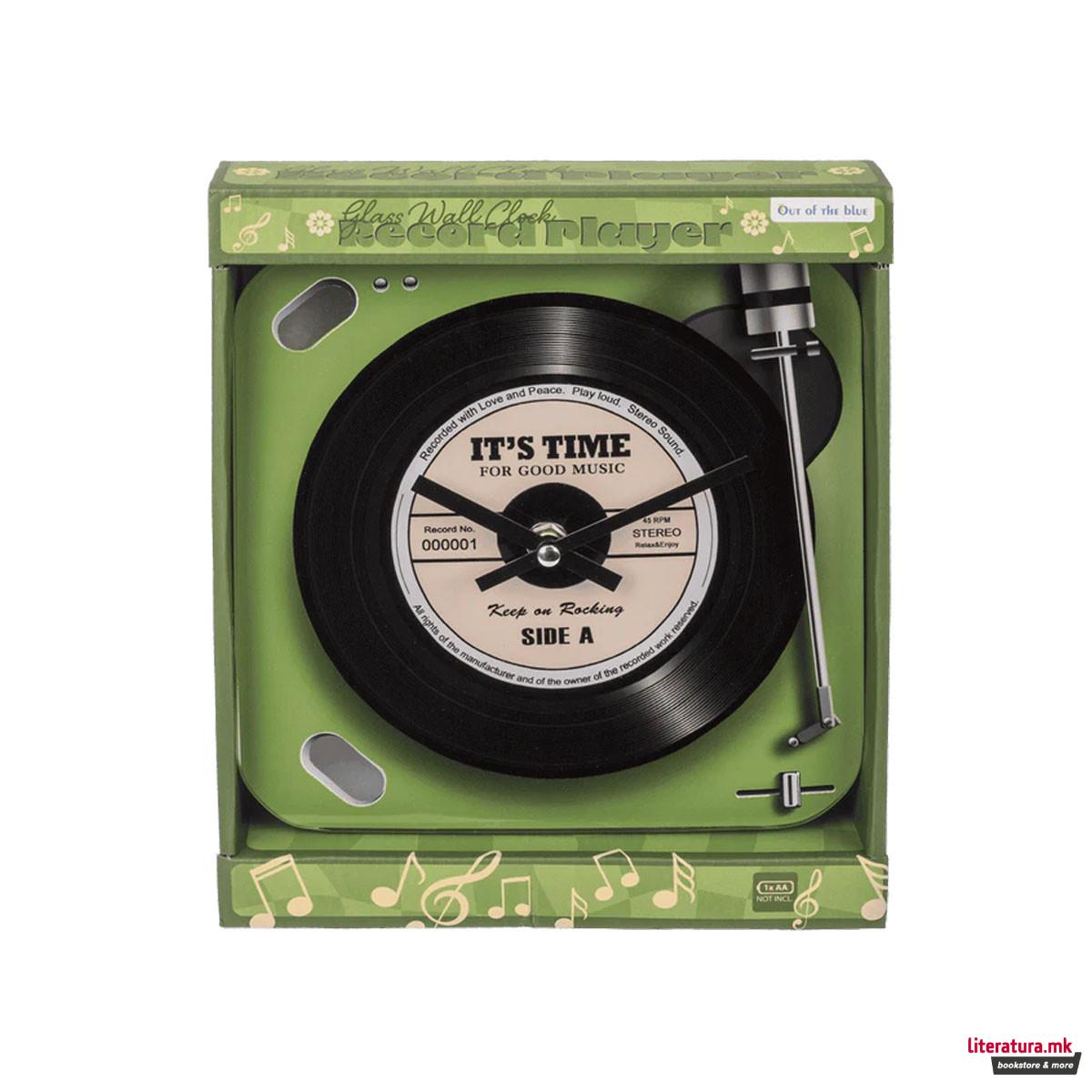 Ѕиден часовник, Record Player, 20 x 20 cm 