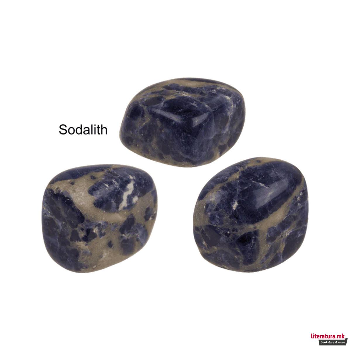 Сет од 7 чакра камчиња во проѕирна вреќичка 