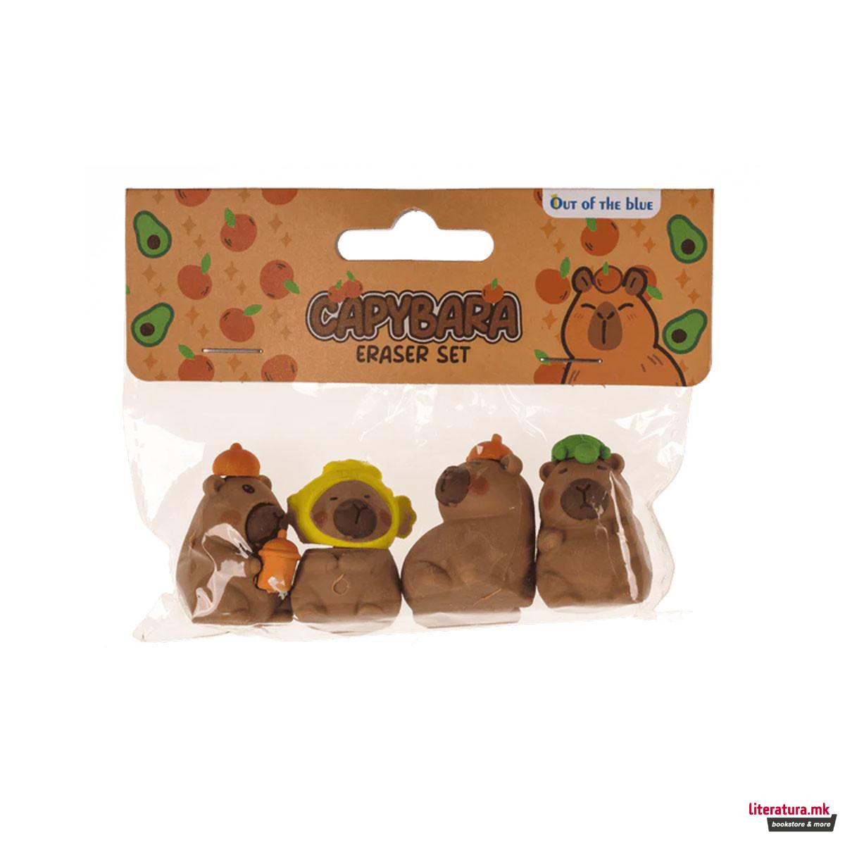 Сет од 4 гуми за бришење Capybara 