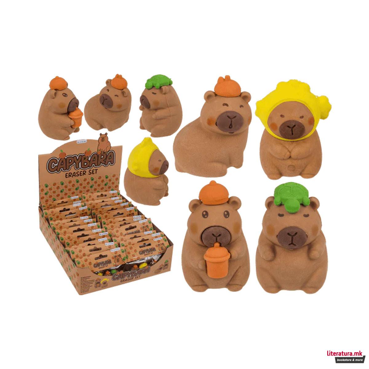 Сет од 4 гуми за бришење Capybara 