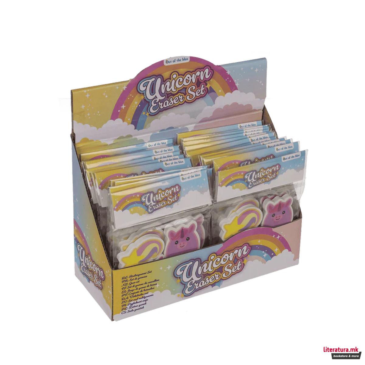 Сет од 4 гуми за бришење Unicorn 