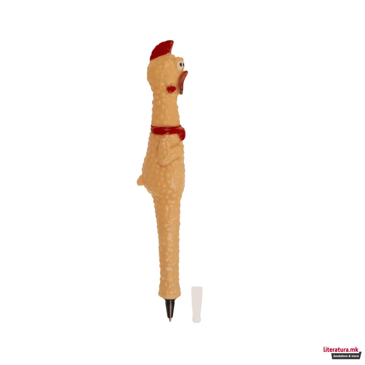 Пенкало со фигура Screaming Chicken 