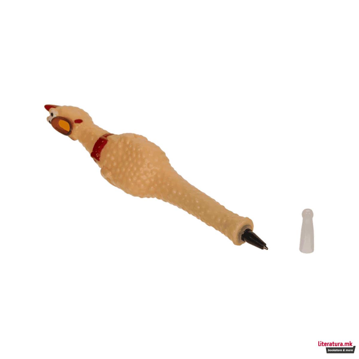 Пенкало со фигура Screaming Chicken 