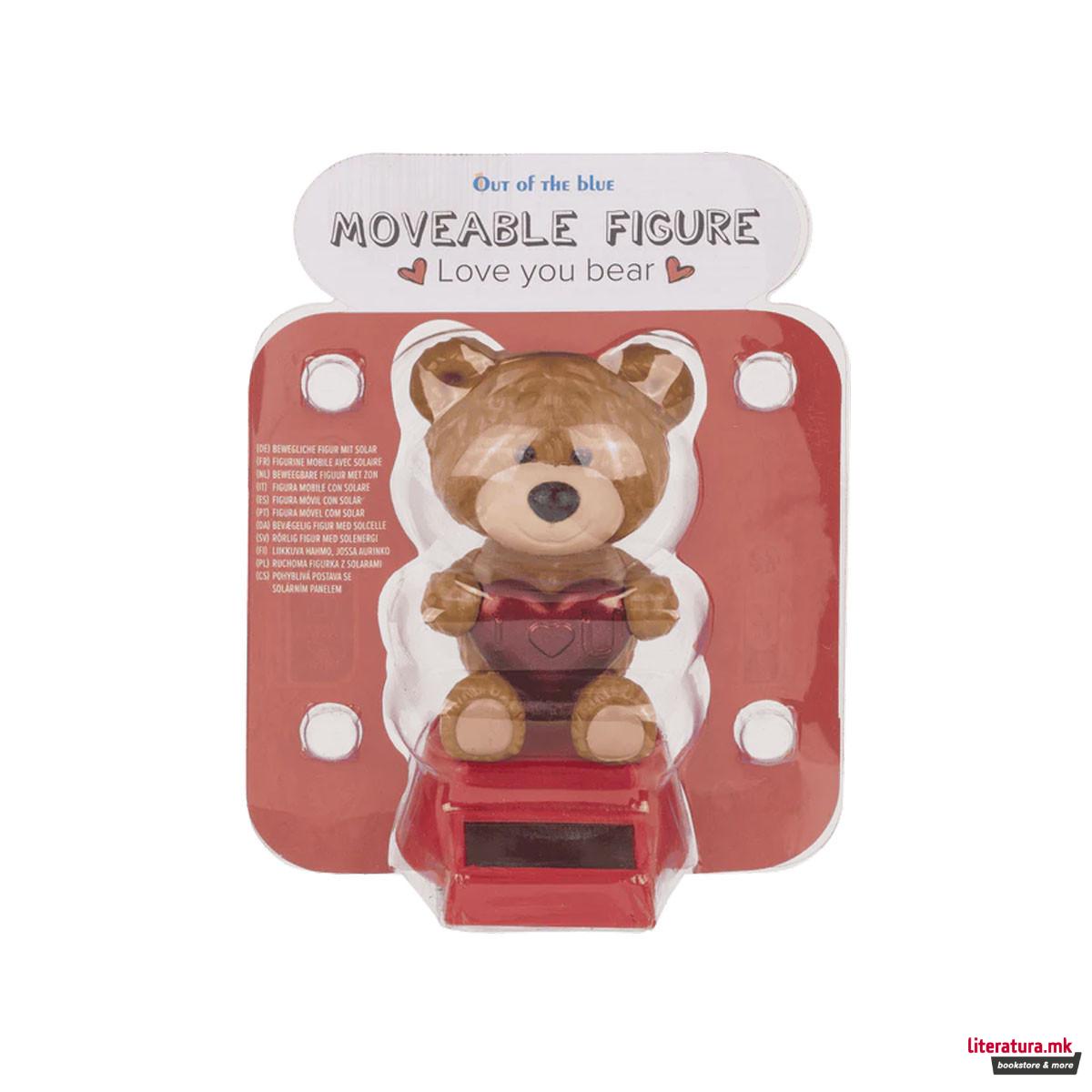 Соларна фигура Love You Bear, 10 cm 