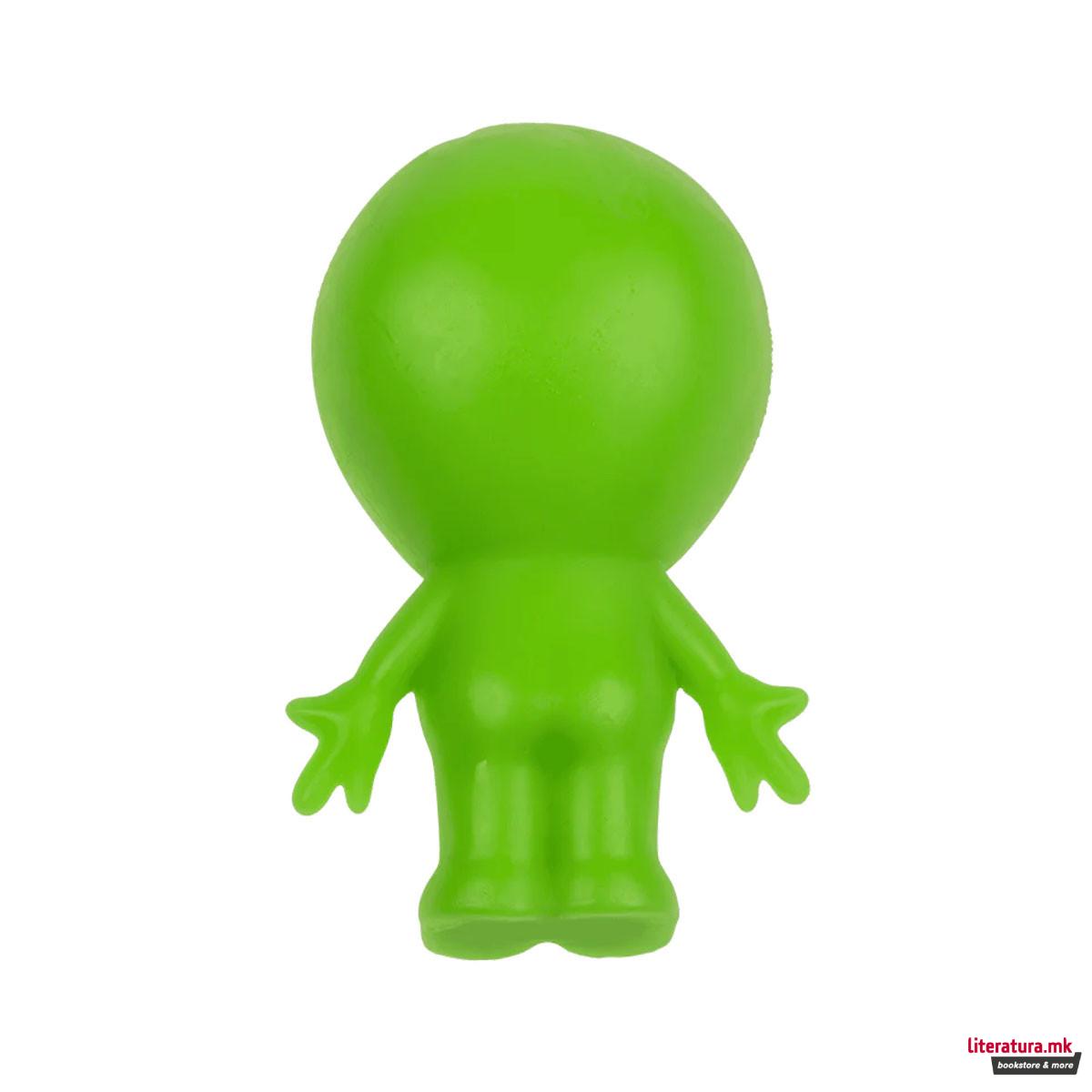 Растеглива флуоресцентна фигура Alien 