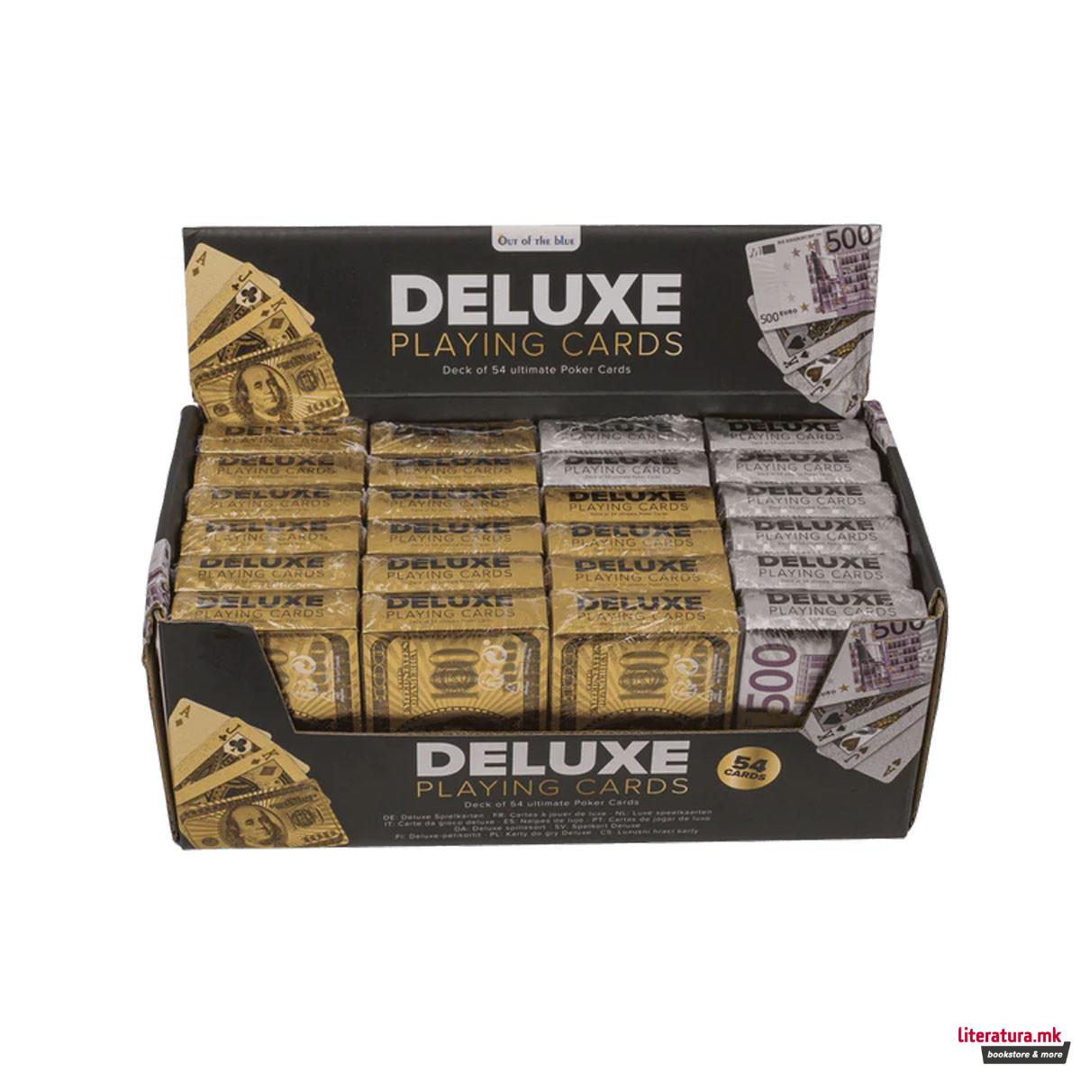Карти за игра Deluxe Dollars/Euros 