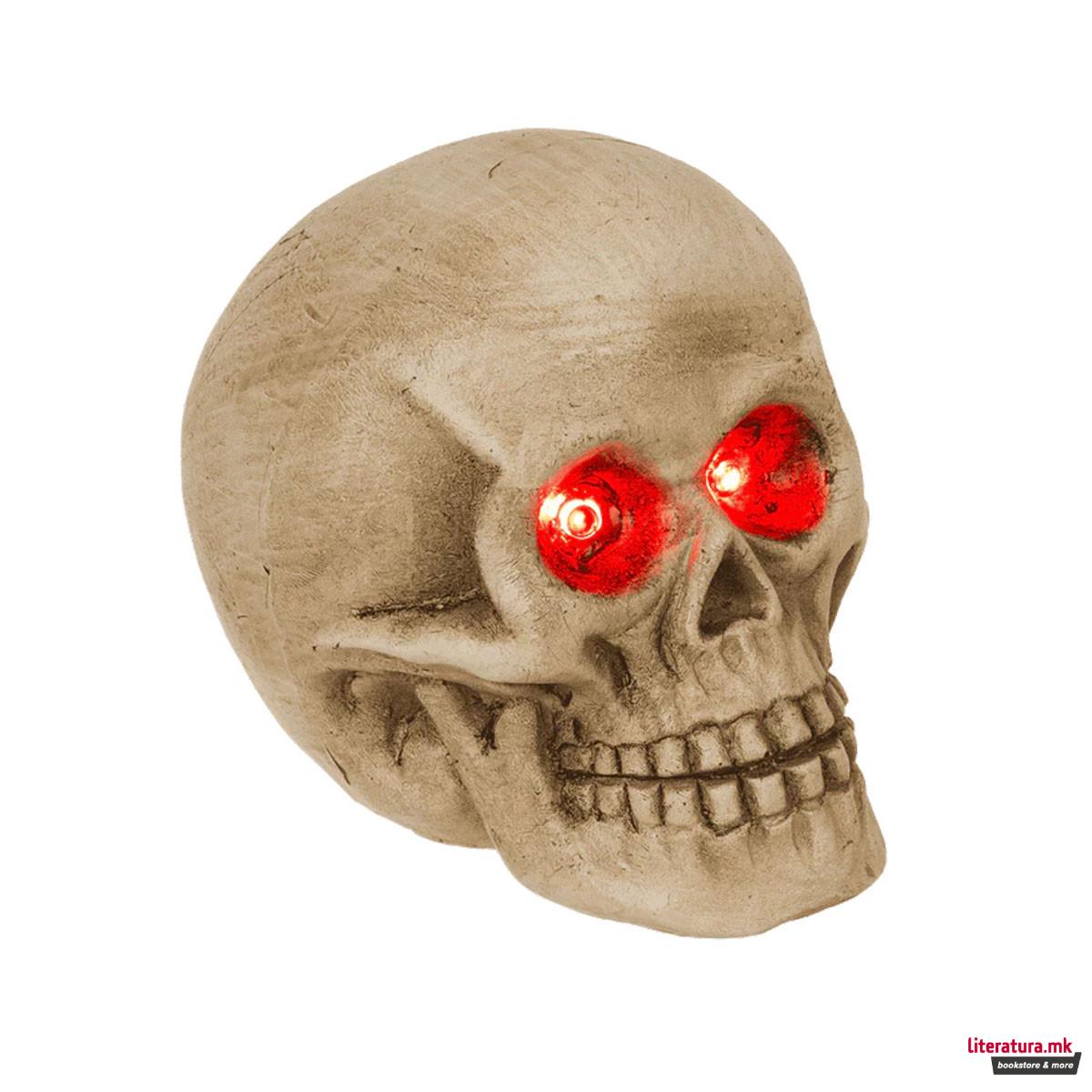 Фигура со LED светло Skull, 10 cm 