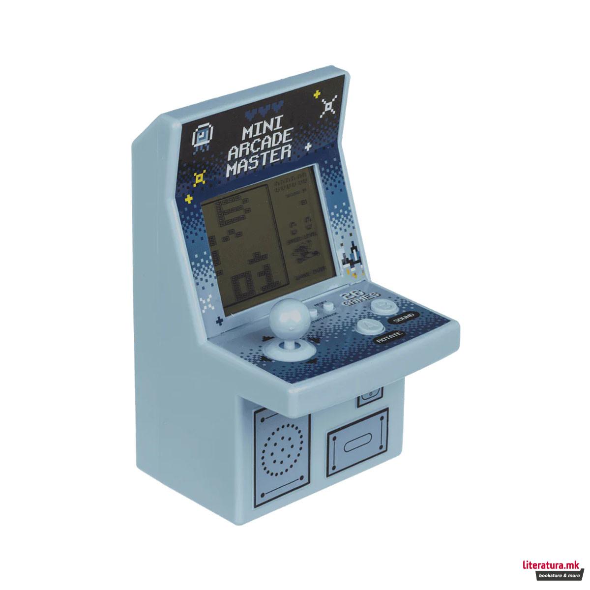 Мини аркадна конзола со 26 игри Mini Arcade Master, 4 бои 