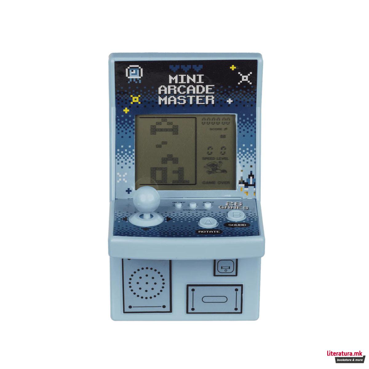 Мини аркадна конзола со 26 игри Mini Arcade Master, 4 бои 