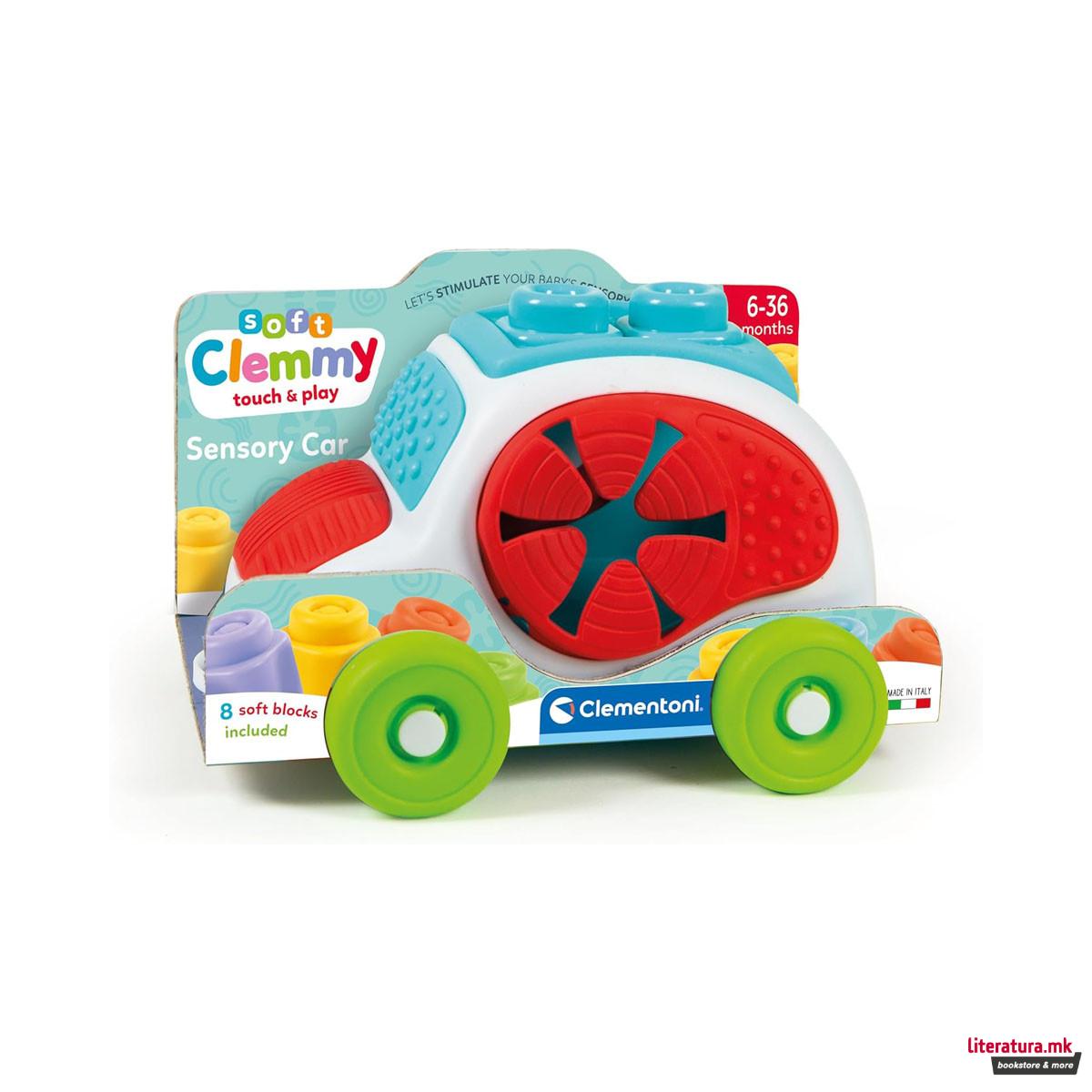 Сензорна играчка, Soft Clemmy Touch & Play - Sensory Car | literatura.mk