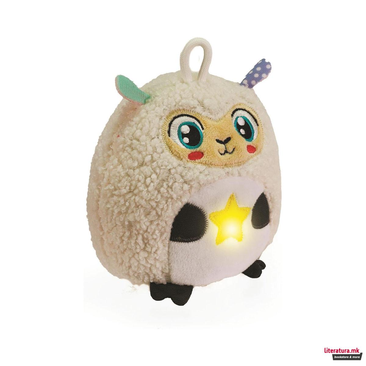 Плишана играчка со звучни и светлосни ефекти Twinkle, Twinkle Little Sheep 