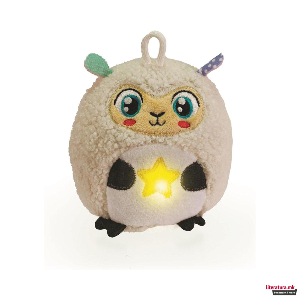 Плишана играчка со звучни и светлосни ефекти Twinkle, Twinkle Little Sheep 