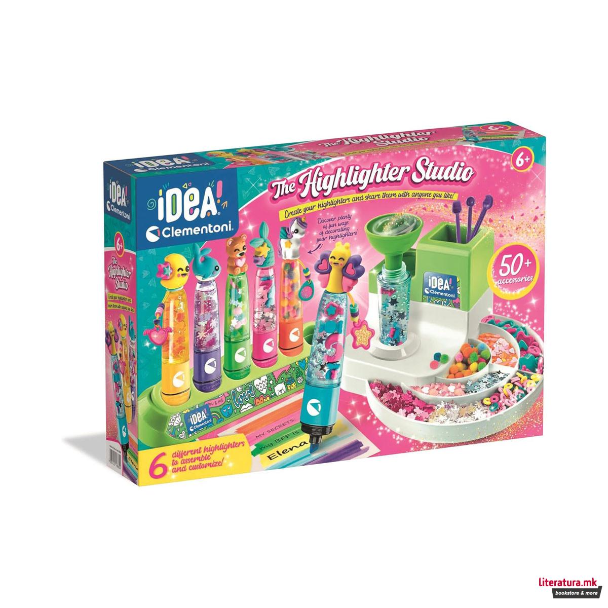 Сет за изработка, Idea Clementoni - The Highlighter Studio 
