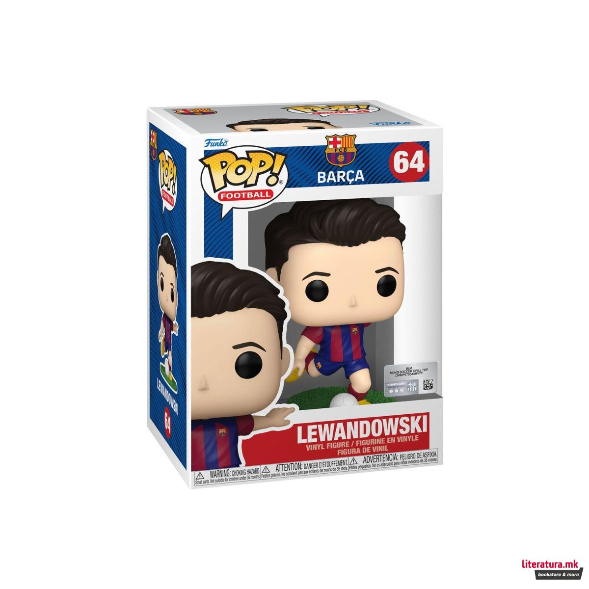 Фигура, Pop! Pop! Football, FC Barcelona - Lewandowski 