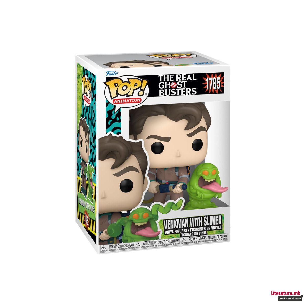Фигура, Pop! Animation, The Real Ghostbusters - Venkman with Slimer 