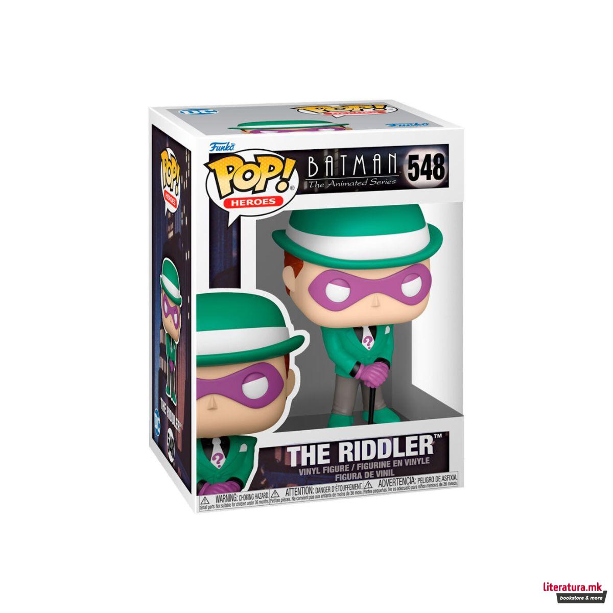 Фигура, Pop! Heroes, Batman: The Animated Series - The Riddler 