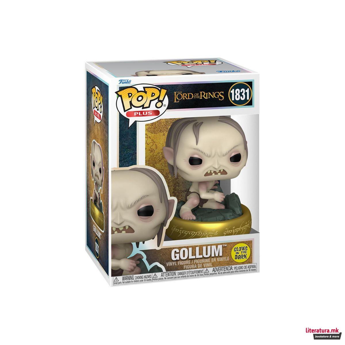 Фигура, Pop! Plus, The Lord of the Rings - Gollum (Glows in The Dark) 