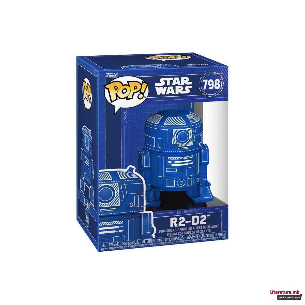 Фигура, Pop!, Star Wars - R2-D2 (Blueprint) 