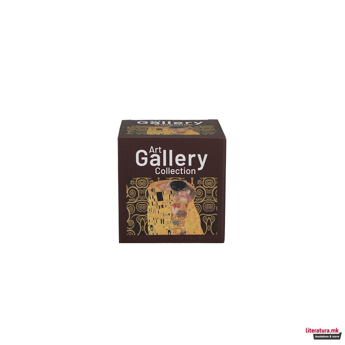 Шолја, Klimt - The Kiss (кафеава), 360ml 