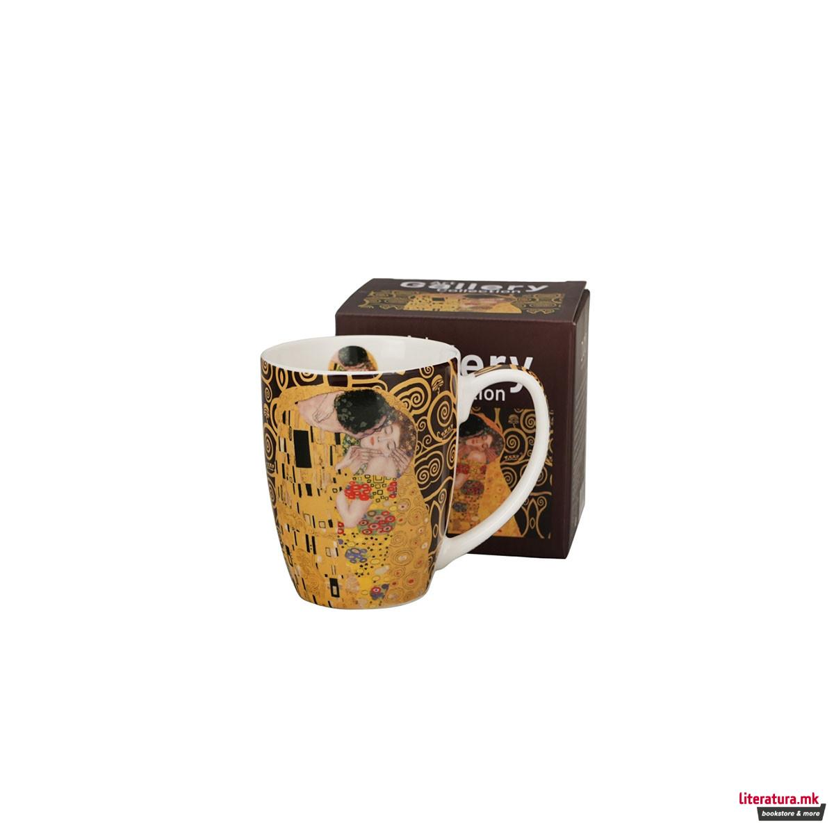 Шолја, Klimt - The Kiss (кафеава), 360ml 