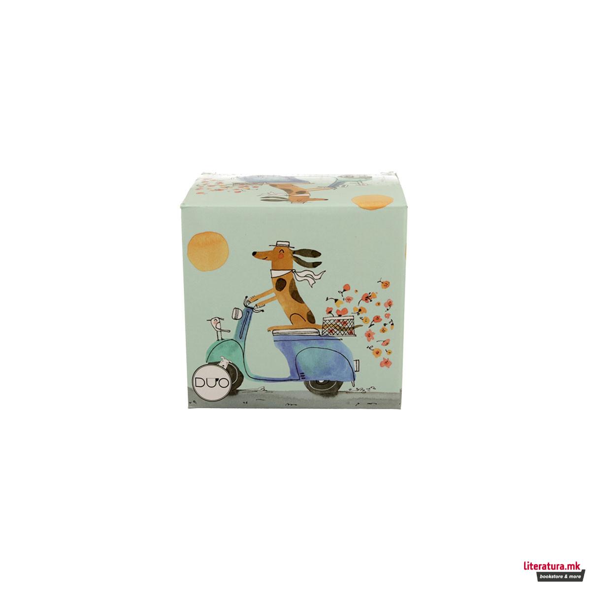 Шолја, Dog's World - Dog on a Scooter, 650ml 