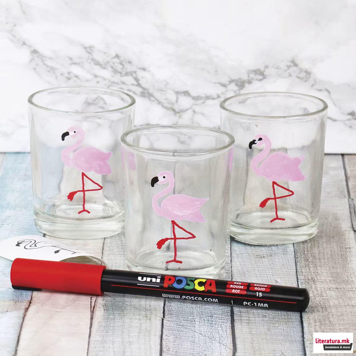 Сет маркери, Posca PC-1MR - Basic Colours, 1/8 