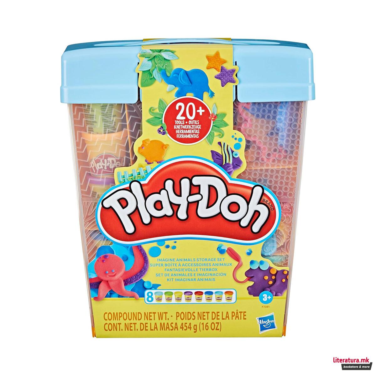 Сет за игра, Play-Doh Imagine Animals Storage Set 