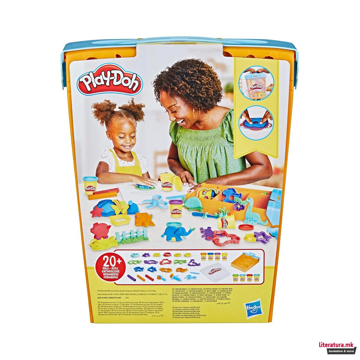 Сет за игра, Play-Doh Imagine Animals Storage Set 