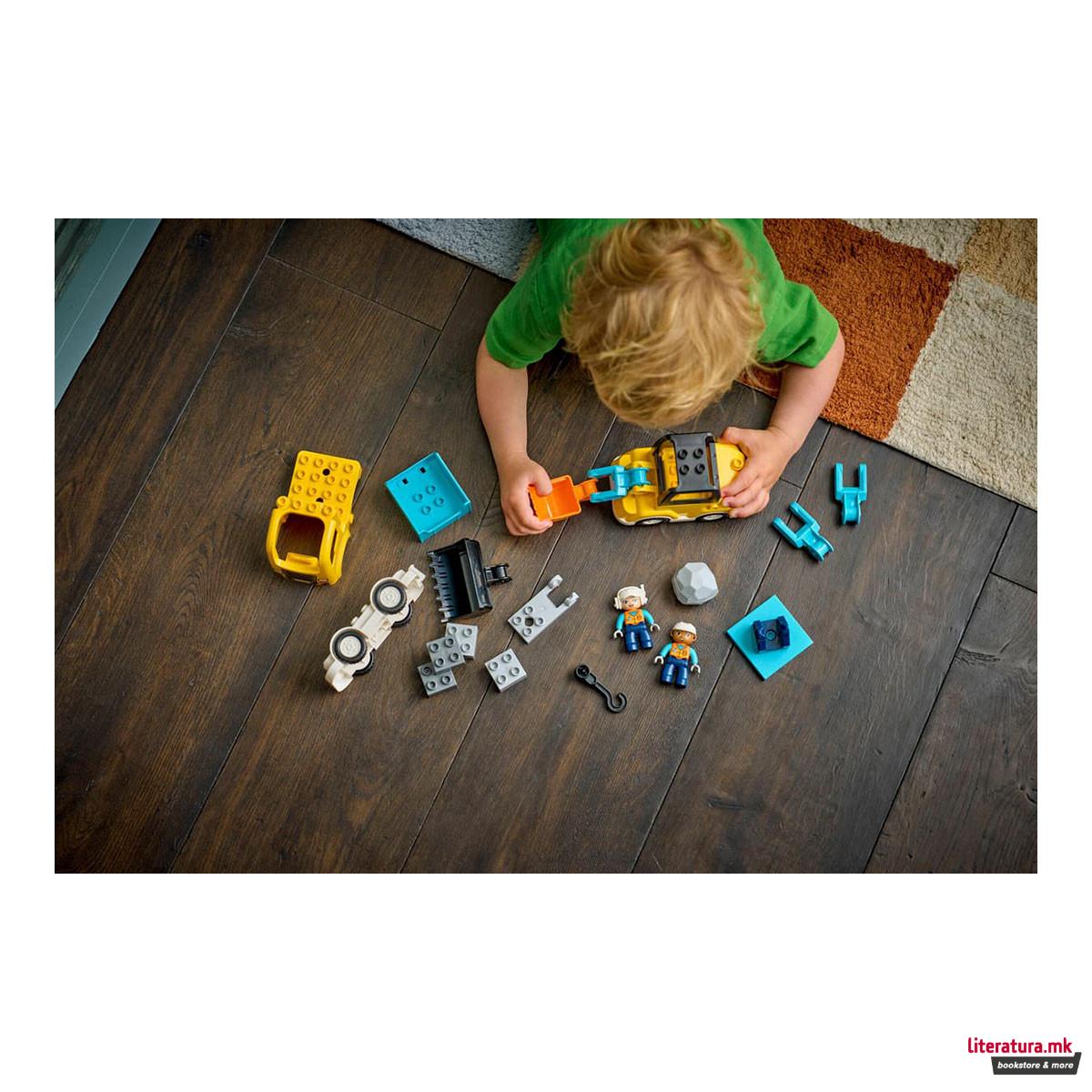 LEGO коцки, Duplo, 3 in 1 Construction Vehicles 