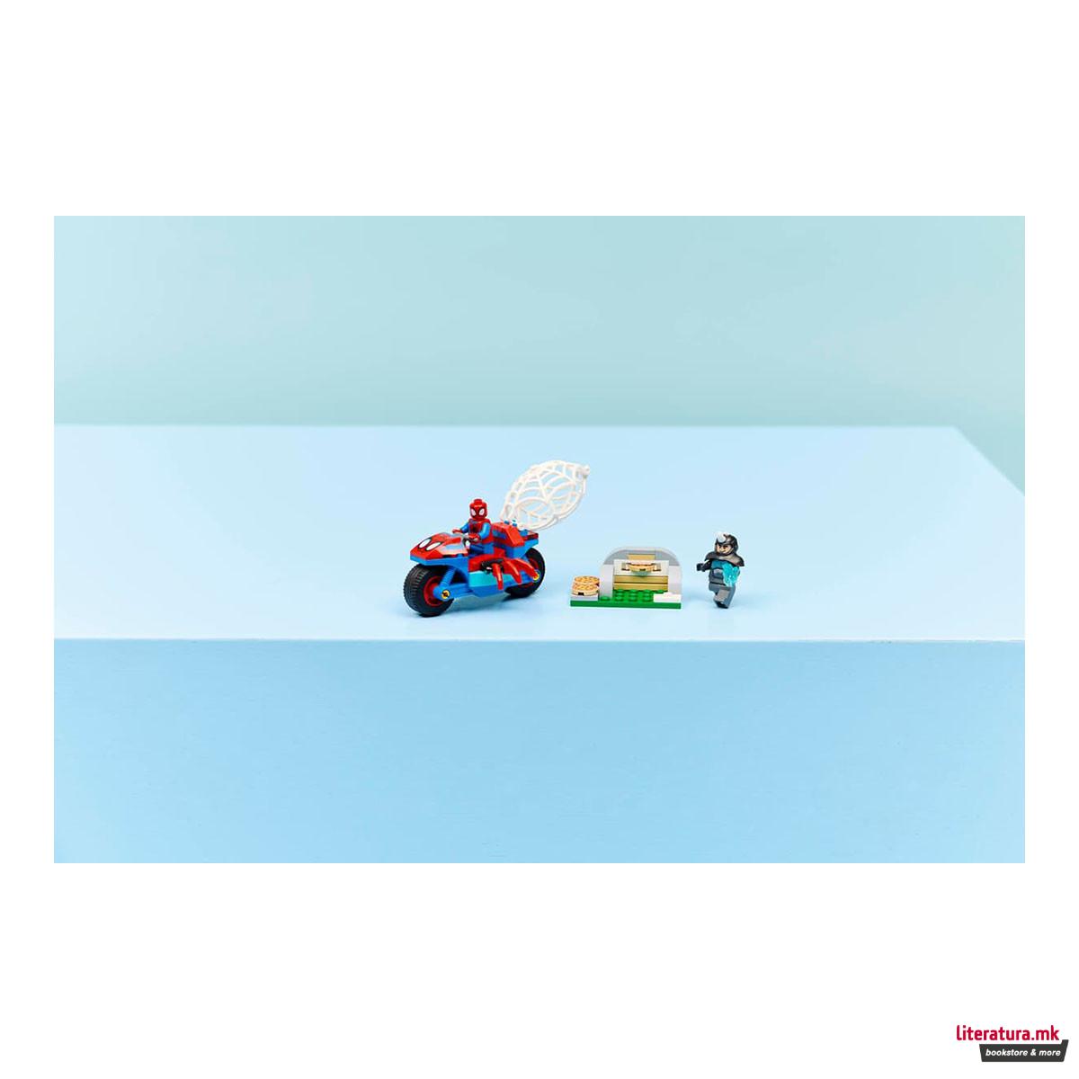 LEGO коцки, Marvel, Spidey on his Motorcycle vs. Rhino 