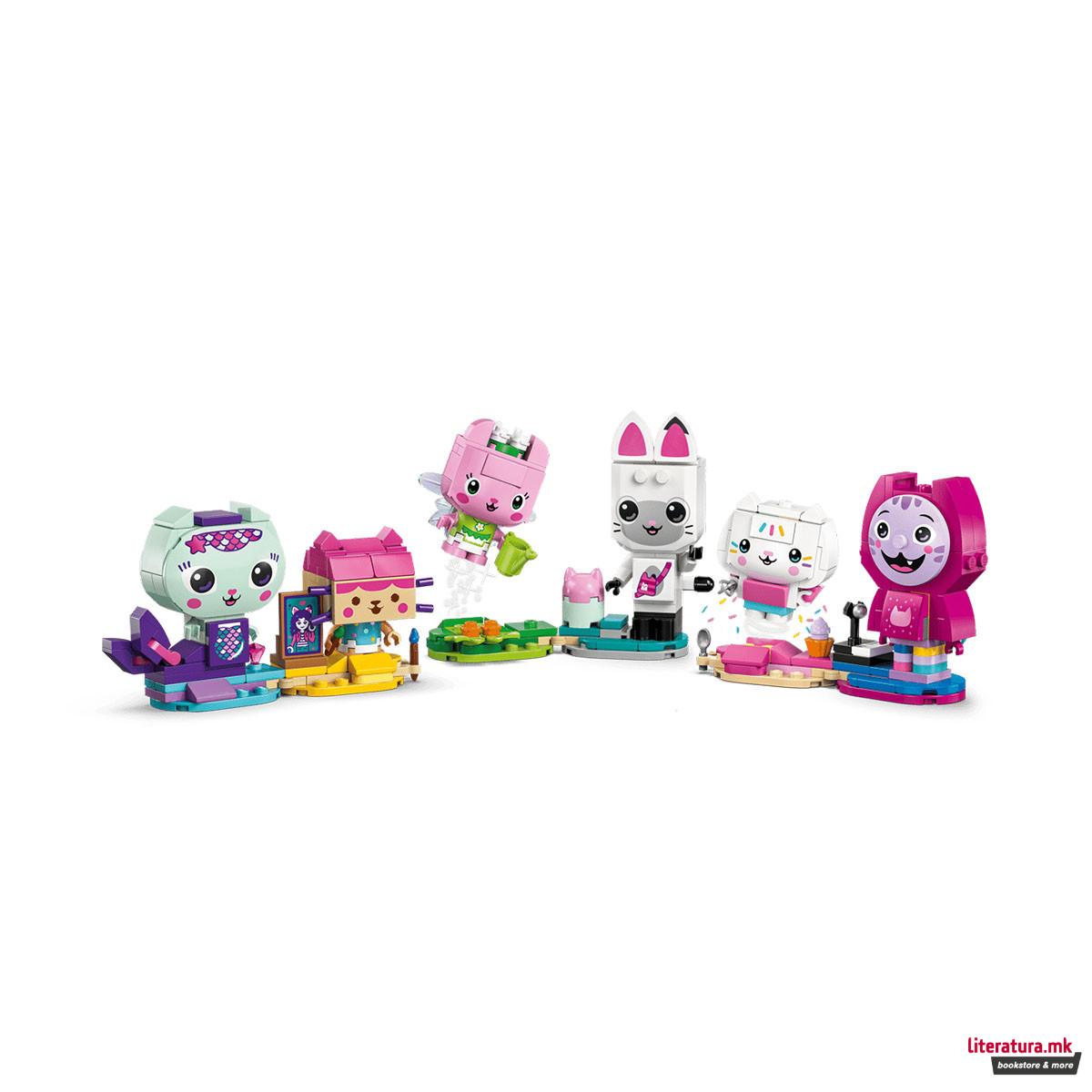 LEGO коцки, Gabbys Dollhouse, Gabbys Brick-Built Cat Friends 