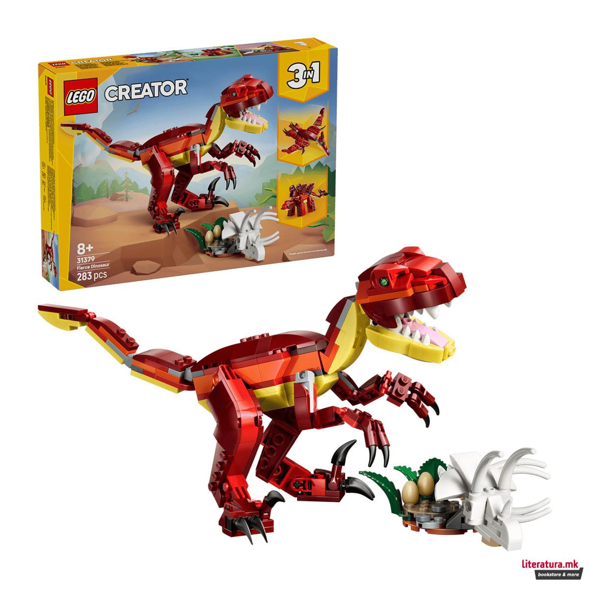 LEGO коцки, Creator 3-in-1, Fierce Dinosaur 
