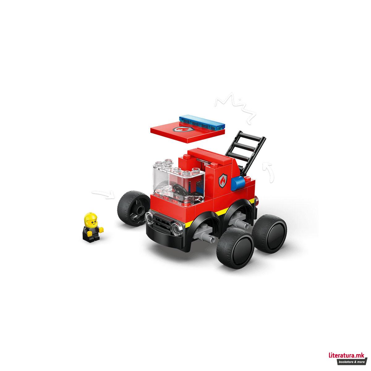 LEGO коцки, City, Rides – Fire Truck 