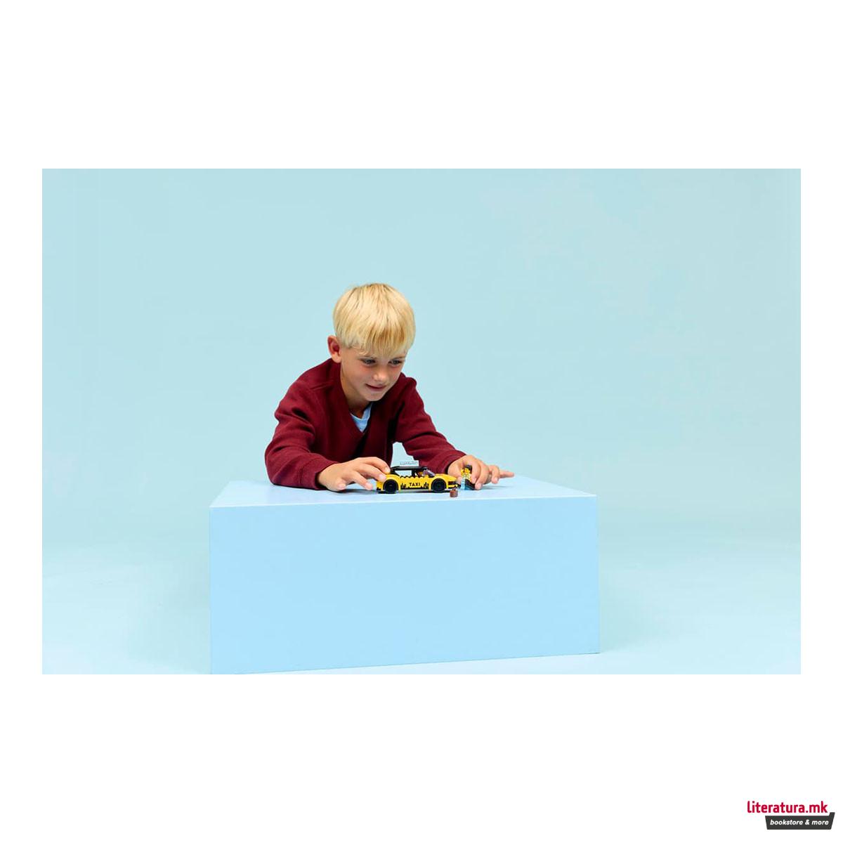 LEGO коцки, City, Yellow Taxi 