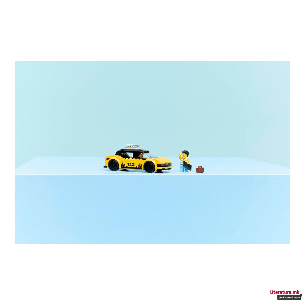 LEGO коцки, City, Yellow Taxi 